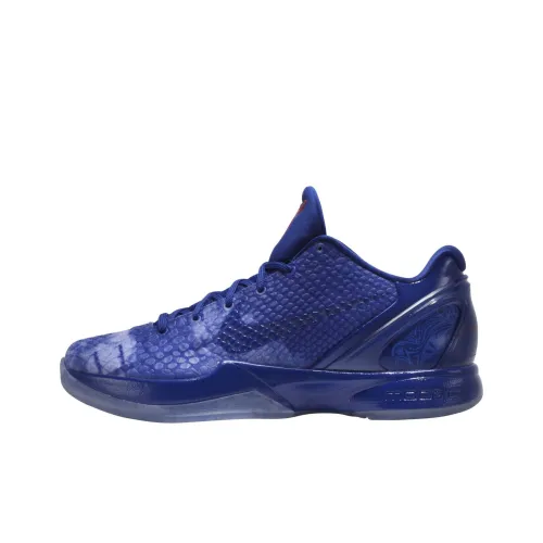 Nike Zoom Kobe 6 ASG East LA Slip-resistant Low Top Баскетбольные кроссовки для игры Мужской Синий