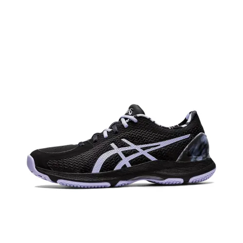 Asics Netburner Super FF Low Топ Баскетбольные кроссовки для игры Женские Черный Фиолетовый