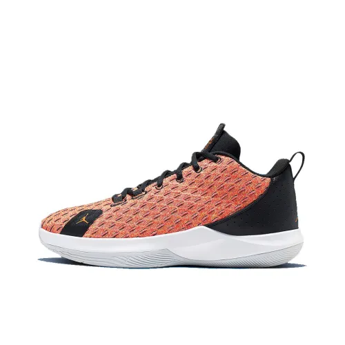 Jordan CP3 12 MULTI Цвет Paul Устойчивый к истиранию MID Топ Баскетбольные кроссовки для игры Мужской Оранжевый