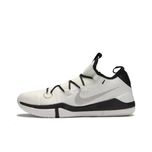Nike Kobe AD Exodus TB Коби Шокабойеры Противоскользящий Низкий Топ Баскетбольные Кроссовки Мужской Белый Черный
