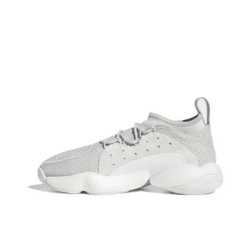 Adidas Originals Crazy BYW 2,0 Амортизация Противоскользящие Баланс Низкий Топ Баскетбольные кроссовки Унисекс Белый Серый