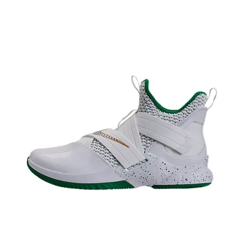 Nike Zoom Soldier 12 High Топ Баскетбольные Кроссовки для Игры Белый Зеленый