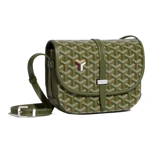 GOYARD Belvédère Холст и Кожа Курьер Сумка через плечо Унисекс