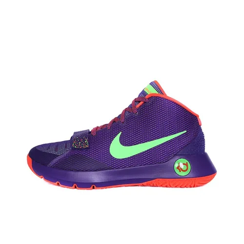 Nike Trey 5 Цвет KD Shock Absorbers Slip-resistant Abrasion-resistant Lightweight MID Топ Баскетбольные кроссовки Мужской Фиолетовый