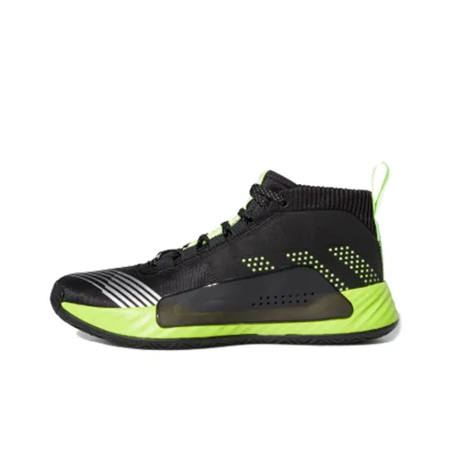 Adidas STAR WARS Star Wars Non Slip Легкий MID Баскетбольные кроссовки Мужской Черный Зеленый