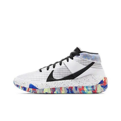 Nike KD 13 EP 'Home Team' Mid Баскетбольные кроссовки Unisex Черный Белый Азиатская версия