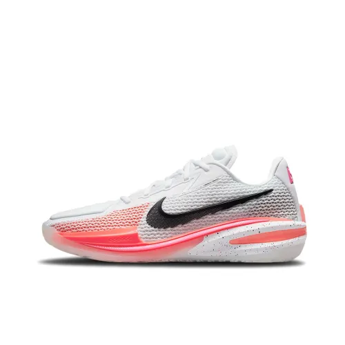 Nike Air Zoom г.T. Cut 1 EP Low Топ Воздух Zoom Баскетбольные кроссовки для игры Унисекс Бело-розовый Азиатская Версия