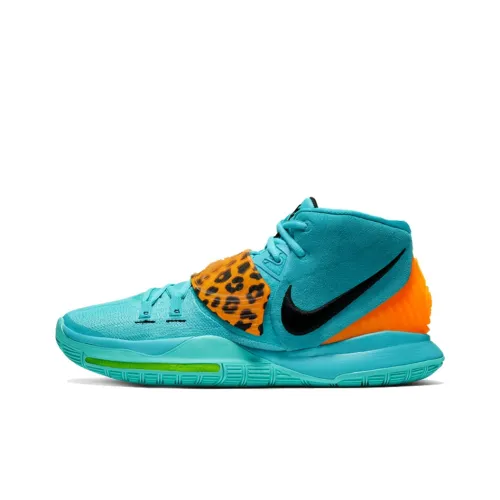 Nike Kyrie 6 MID Топ Баскетбольные кроссовки для игры Унисекс Синий