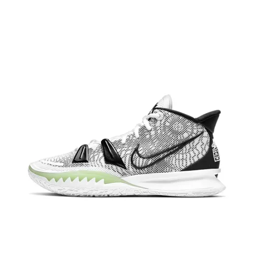 Nike Kyrie 7 Brooklyn Beats MID Топ Воздух Zoom Turbo Баскетбольные кроссовки Унисекс Белый Черный Зеленый Международная версия