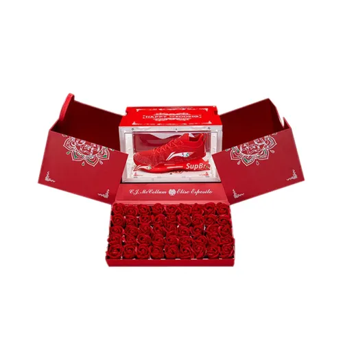 Подкладка YuShuai 13 Boom Low Розовый Городской Низкий Топ Баскетбольные кроссовки Мужской Пламя Красный