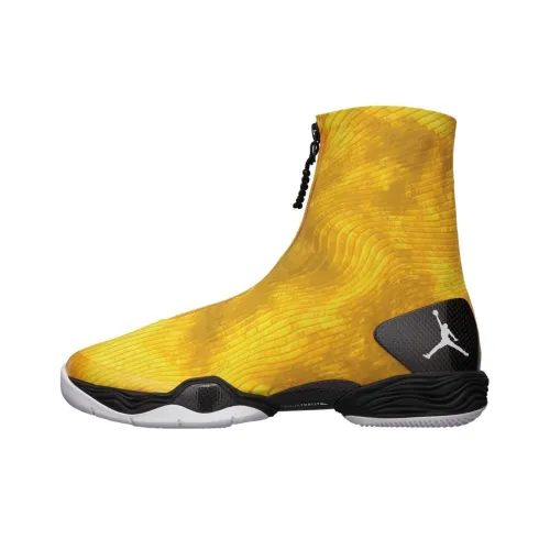 Jordan Air Джордан 28 High Топ Баскетбольные кроссовки Мужской Желтый