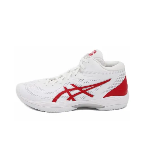 ASICS Gel HOOP V14 High Top Баскетбольные Кроссовки для Игры Мужские Белый Красный