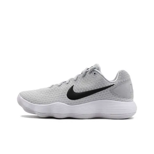 Nike Hyperdunk 2017 Slip-Resistant Низкие Баскетбольные Кроссовки для Игры Мужские Серый Белый