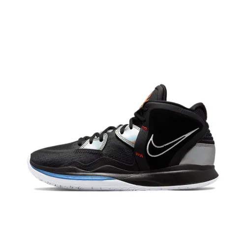 Nike Kyrie Infinity 'Пламя And Ледяной' Kyrie 8 MID Топ Баскетбольные кроссовки Унисекс Черный Азиатская версия