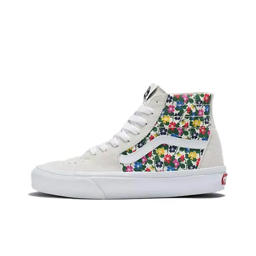 Vans SK8 Tapered High Топ Скейтборд Кроссовки Унисекс Белый Многоцветный