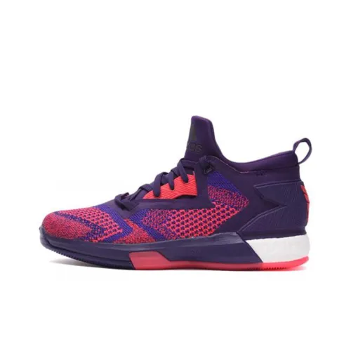 Adidas D Lillard 2 Boost Slip-Resistant Abrasion-Resistant MID Топ Баскетбольные кроссовки для игры Мужской Виноградный фиолетовый