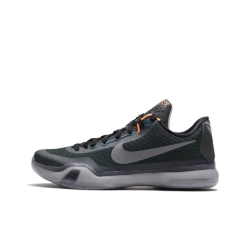 Nike Kobe 10 Low Топ Баскетбольные кроссовки для игры Мужской Черный