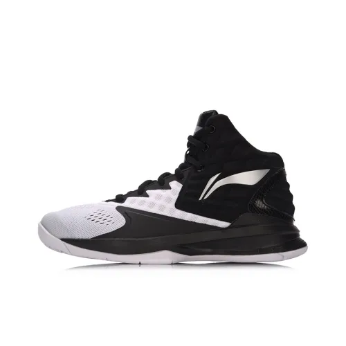 Лайнер Unpredictable MID Баскетбольные кроссовки Топ Унисекс Черный Белый