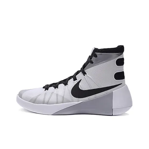 nike Hyperdunk 2015 EP Нескользящий Легкий Высокий Топ Баскетбольные Кроссовки для Игры Мужской Черный Белый Азиатская Версия