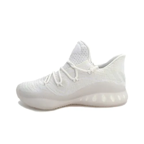 Adidas Crazy Explosive PK Wiggins Slip-resistant Abrasion-resistant Low-top Basketball Shoes Men's Pure White