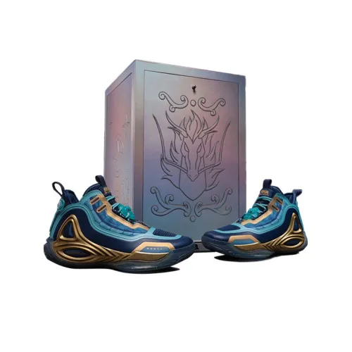 361° Zengo High Top Баскетбольные кроссовки Мужские Черный Золотой Зеленый Holy Garment Коробка включена