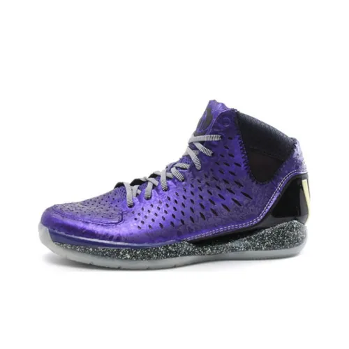 Adidas D Rose 3 Nightmare Before Christmas Нескользящий Легкий MID Баскетбольные кроссовки Унисекс Фиолетовый