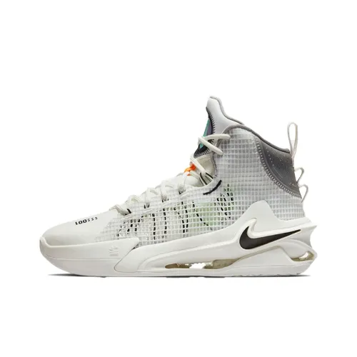 Nike Air Zoom GT Jump EP High Топ Баскетбольные кроссовки для игры Унисекс Белый черный Азиатская версия