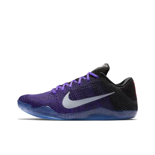 nike Kobe 11 Elite Low Eulogy Hyper Виноградный Kobe 11 Low Топ Баскетбольные кроссовки для игры Мужской Фиолетовый