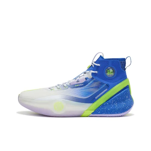 361° AG3 Pro Aaron Gordon 3 Противоскользящие Устойчивые к истиранию Высокие Баскетбольные Кроссовки для Игры Мужские Белые и Синие