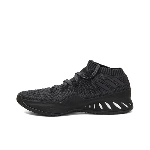 Adidas Crazy Explosive Низ Прочный Устойчивый к истиранию Низкий Топ Баскетбольные кроссовки Мужской Черный