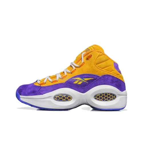 Sneakersnstuff x REEBOK Question Mid Crocus Амортизация Высокие Баскетбольные Кроссовки Унисекс