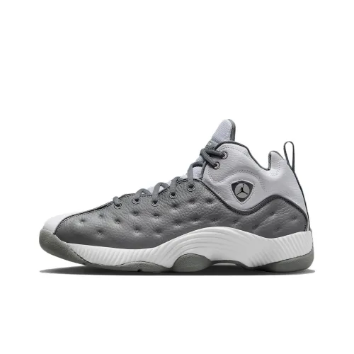 Jordan Jumpman Team II 'Cool GREY' Противоскользящий Устойчивый к истиранию Низкий Топ Баскетбольные кроссовки Мужской Серый