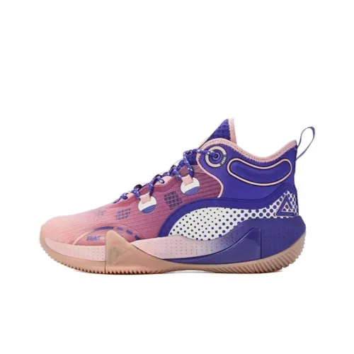 PEAK Power Collection MID Топ Баскетбольные кроссовки для игры Мужской Фиолетовый