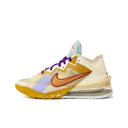 Nike Lebron 18 Баскетбольные кроссовки MID Топ Мужской