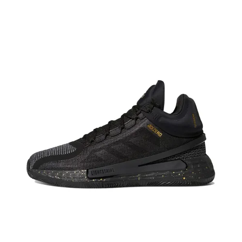 Adidas D Rose 11 Амортизаторы Устойчивые к истиранию Бейсболка Баскетбольные кроссовки Унисекс Черный