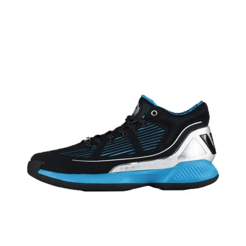 Adidas STAR WARS Star Wars Амортизаторы Устойчивые к истиранию MID Баскетбольные кроссовки Мужской Черный Синий