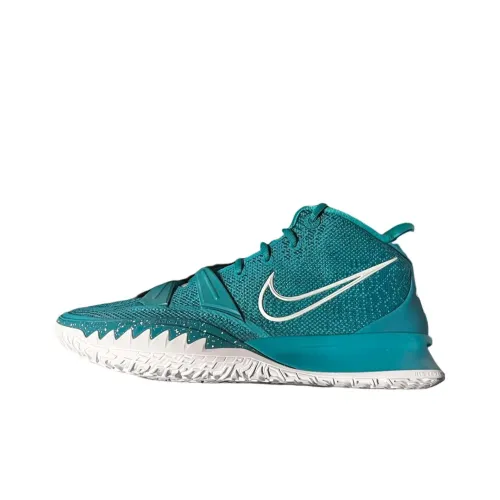 Nike Kyrie 7 Irving 7 TB Promo Shock Absorbers Slip-Resistant Abrasion-Resistant MID Баскетбольные кроссовки Unisex Blue