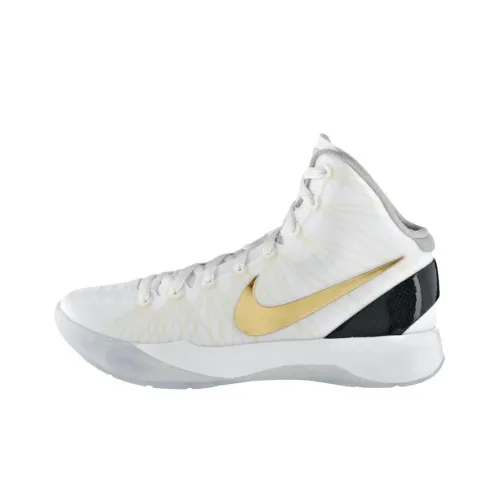 nike Hyperdunk 2011 Elite Home Shock Absorbers Slip-resistant High Top Basketball Shoes Men's White