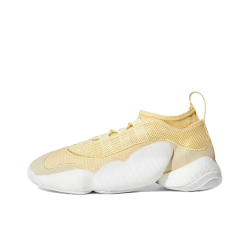 Adidas Originals Crazy BYW 2,0 Амортизация Баланс Низкий Топ Баскетбольные кроссовки для игры Унисекс Белый Желтый