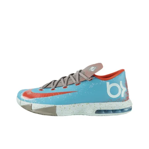 Nike KD 6 Баскетбольные кроссовки Low Топ Мужской