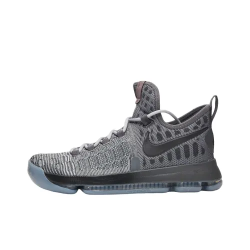 Nike KD 9 Fairmount Амортизаторы Shock противоскользящие баскетбольные кроссовки для игры мужские цвет волчий серый