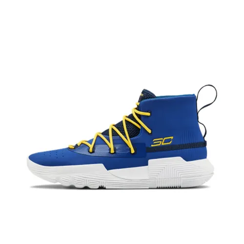 Under Armour Sc 3zer0 II Curry 3ZER0 II Curry Высокие Баскетбольные Кроссовки для Игры Мужские Синие