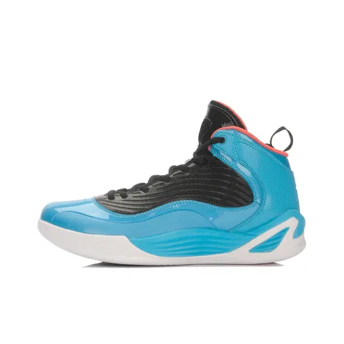 Лайнер Killer Whale II Амортизация Покрытие Поддержка Высокий Топ Баскетбольные Кроссовки Унисекс Синий Черный