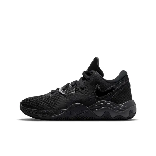 Nike Renew Elevate 2 Амортизация Противоскользящий Устойчивый к истиранию Низкий верх Баскетбольные кроссовки Унисекс Черный