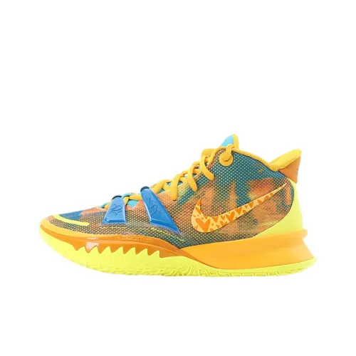 Nike Kyrie 7 Mom Земля And Воздух Irving 7 Амортизация Противоскользящий Устойчивый к истиранию Поддержка MID Топ