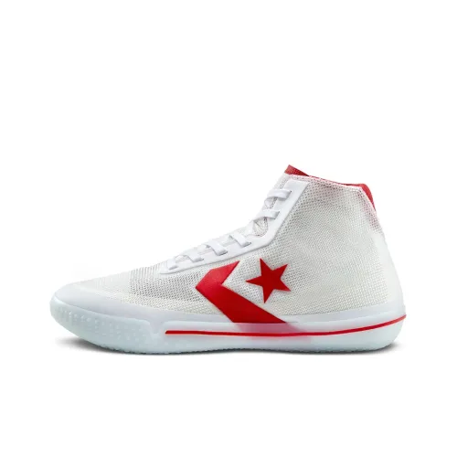 Конверс All Star Pro BB High Топ Баскетбольные кроссовки для игры Унисекс Красный Белый