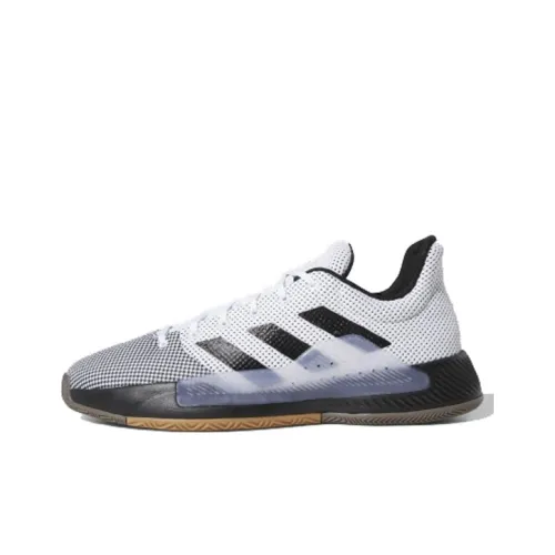 Adidas Pro Bounce Madness 2019 Low Anti-slip Легкий Низкий Топ Баскетбольные кроссовки Мужские Белые