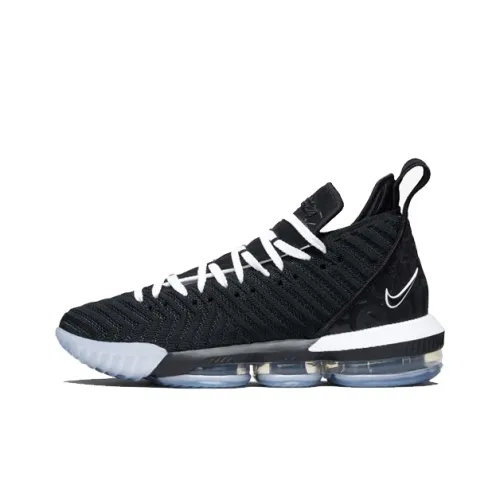 Nike Lebron 16 Джеймс Equalit Low Топ Баскетбольные кроссовки для игры Мужской Черный