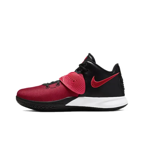 Nike Flytrap 3 Kyrie EP Non Slip Легкий MID Баскетбольные кроссовки для игры Unisex Черный Красный
