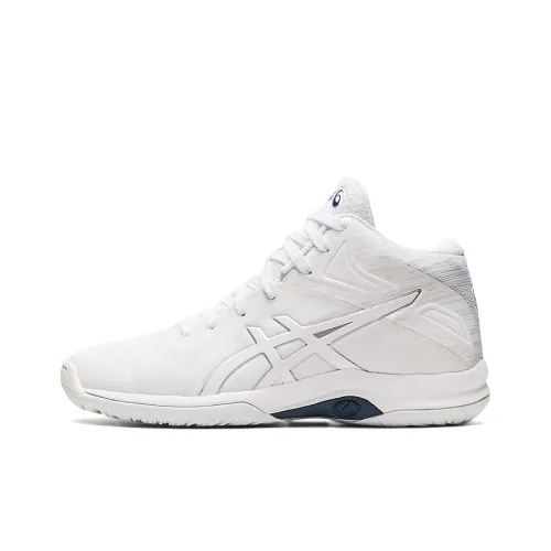 Asics Lady Gelfairy 8 Speva Устойчивые к истиранию MID Топ Баскетбольные кроссовки для игры Женские Белые